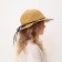 Hat for the girl Minaku "Puppet", size 50, beige color