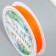 Elastic band for weaving "orange" winding 10 m, width 0.8 mm 6.5x6.5x1.3 cm