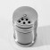 Solonka made of stainless steel “metallic”, 280 ml, 6.3 × 10.5 cm, silver color
