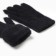Minaku gloves, black color, 21 cm
