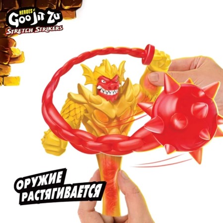 The stretching figure "Golden Knight Blazagot Delux Stretch Stikers" 43496-5