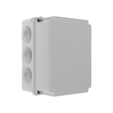 Distribution box Ural Pak, 190x140x120, IP 55, 10 VX, gray, KO-65027190-012