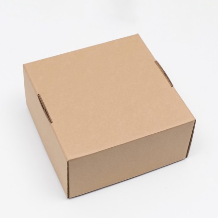 Self -assembly box, craft, brown, 23 x 23 x 12 cm-1