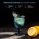 Magistro glass glass "Largo", 260 ml, blue color