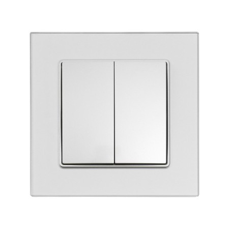 Sin -GLOSSY GLASS, 10 A, 2 keys, hidden, glass, silver-2
