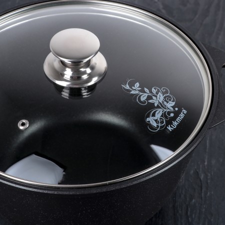 A set of kitchen utensils "Tradition No. 10", cover, anti -stick coating, black color-5
