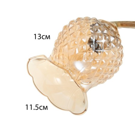 Frezi chandelier 3he27 40W gold 54x54x28 cm Bayerlux-5