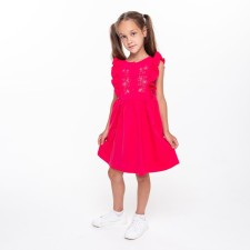 Dress for girls, pink color, height 98 cm