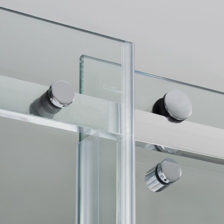 Showing door Wasserkraft Vils 56R12, 1000x2000 mm, transparent, sliding, silver-3