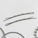 Hair clip "Wave" 5.6 cm, chrome (set 20 pcs)