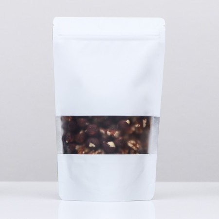 Pack Doy-Pak, matte, white with a window, 12 x 20 x 4 cm