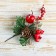 Decor "Winter Magic" bumpy apple berries 17 cm
