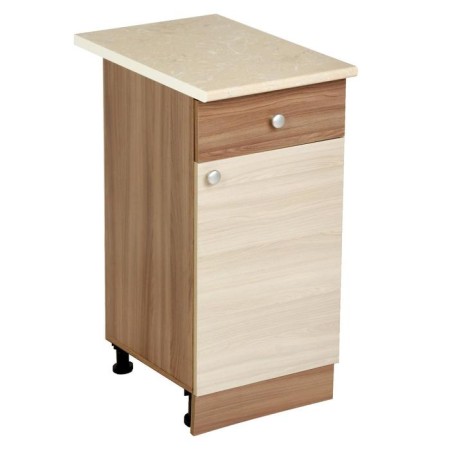 Floor cabinet, 400 × 450 × 840, ash shimo dark/ash shimo bright
