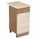 Floor cabinet, 400 × 450 × 840, ash shimo dark/ash shimo bright