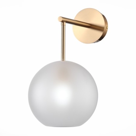 Sconces st. SL1133.501.01. Bopone. 1x40 watts, E27, 20x36 cm, brass color-3