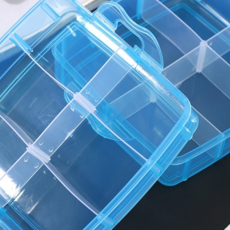 Organizer for storage, 2 tiers, 12 cells, 16 × 15 × 9 cm, color mix-6