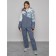 Ski suit female, size 50, white color