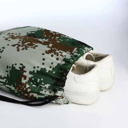 Back for shoes on the lace, green color/camouflage-3