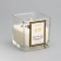 Aromatic candle in a glass "Soy Wax", champagne