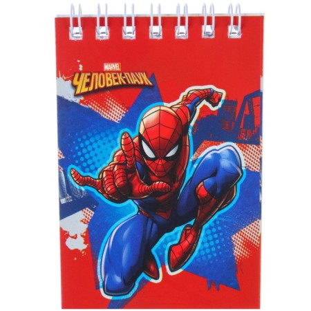 Notepad A7 32 liters on the crest of Spider-Man superhero-2