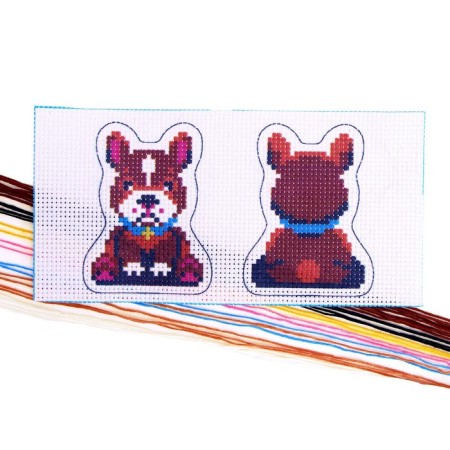 Cross-stitch. Toy "True Dog", a set for creativity-2