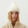 Women's hat minku, Milk color, 56-58 rr