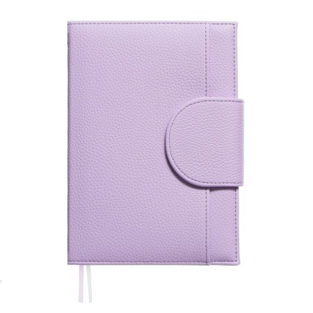 Leduced Diary A5, 160 sheets, Devente.contea, firm cover of artificial leather with foam rubber, block 70 g/m2, lilac