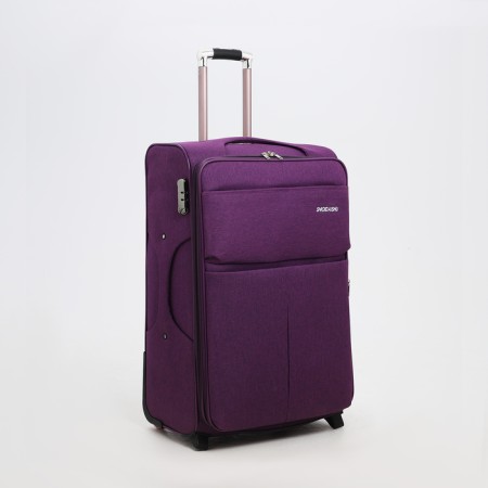 Big suitcase 28 ", a lightning department, code castle, 3 wheels, 2 external pockets, purple color-1