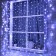 Garland "Curtain" 2 × 6 m, IP44, UMS, white thread, 1440 LED, white glow, flicker, 220 V