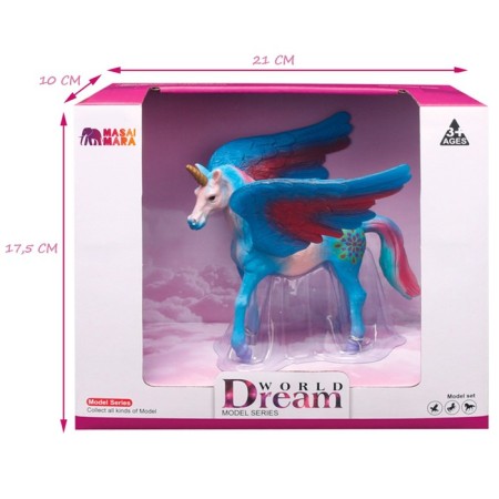 Figure "World of Fantasy: Blue Unicorn with Wings"-4