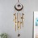 Wind music metal, plastic "necklace and elephant" 4 tubes 5 bells 54 cm