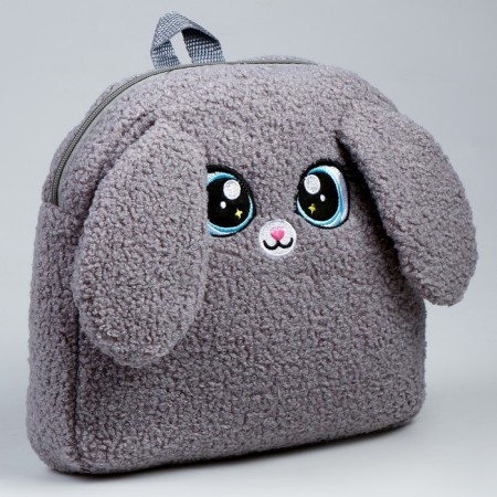 Baby backpack for a girl "Bunny", plush-1