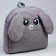 Baby backpack for a girl "Bunny", plush