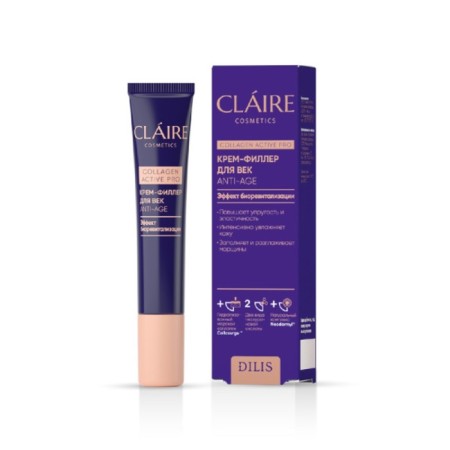 Cream-Filler Claire Cosmetics Collagen Active Pro, 15 ml