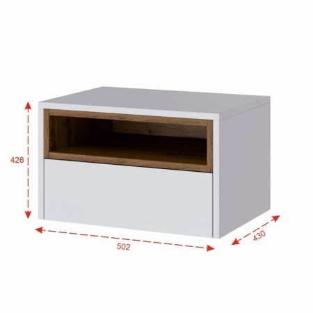 Tumbling bedside dream, white/gold craft-1