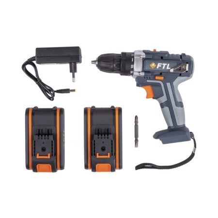 Drill-shuruvret battery. FTL PSR 24V, 24 V, 2x2 Ah, Li-Ion, 1450 rpm, 0.8-10 mm, case-7