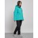 Ski costume female, size 54, green color
