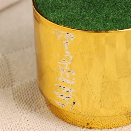 Floristic Kashpo "Maren" gold, 10x10x8.5cm-4