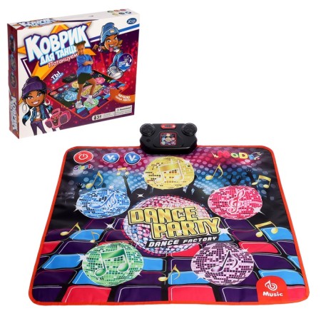 Musical rug "For dancing", 90 × 90 cm, 3+