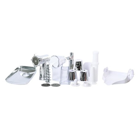 Electric meat grinder Oursson MG5530/RD, 500 watts, 1.6 kg/h, reverse, red-4