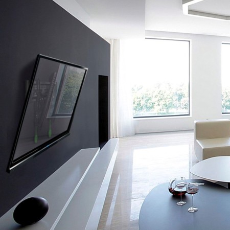 Black Black 17 "-43" Max. 36.5kg, wall tilt-6