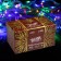 Garland "thread" 10 m, IP44, UMS, white thread, 100 LED, glow of multi, 220 V