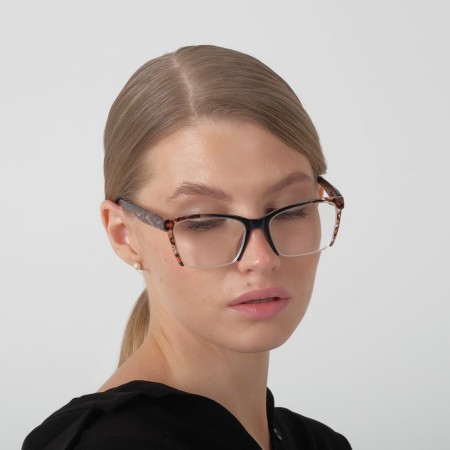 Ready glasses east 6636, brown color, bending pipe, +2-2