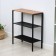 Toronto 23 rack, 67 × 30 × 81.5 cm, black color