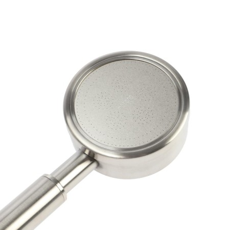 Shower watering can Zein Z059, 1 mode, d = 80 mm, microdulature, stainless steel, satin-4