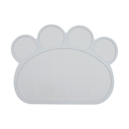 Silicone rug for a bowl, 40 x 30 cm, gray-2