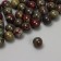 Beads on the threads Shar No. 8 “Red-Green Yasma” (Dragon Blood), 48 beads