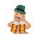 Apron kitchen with a photo print "Beer Cat", adjustable, size OS