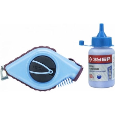 Set of marking bison 4-06375-H2, shocked masking, with paint, blue, 30 m-1