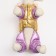 The overalls "glare" with a weight, size 18 (ds 40 cm, og 50 cm, Osh 38 cm), gold-lavender